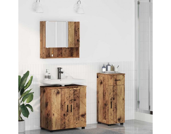 Sonata H Комплект мебели за баня 3 pcs Старо дърво 61 x 35 x 64 см