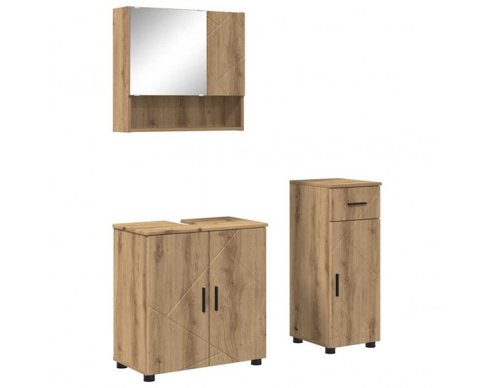 Sonata H Комплект мебели за баня 3 pcs дъб артизан 61 x 35 x 64 см