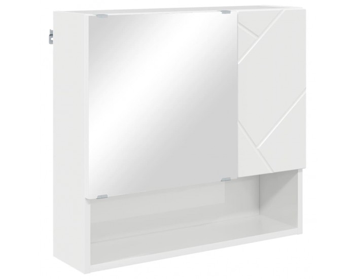 Sonata H Комплект мебели за баня с чекмедже 5 pcs Бяло Със Силен Гланц