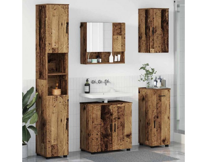 Sonata H Комплект мебели за баня 5 pcs Старо дърво 61 x 35 x 64 см