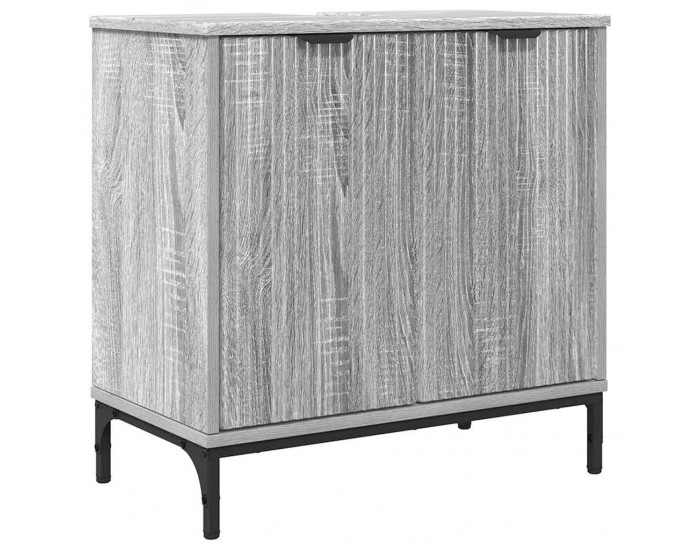 Sonata H Комплект мебели за баня Сив Сонома Инженерно дърво, Метал