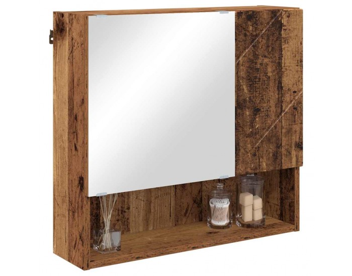Sonata H Шкаф с огледало Старо дърво 59 x 17 x 55 см Инженерно дърво