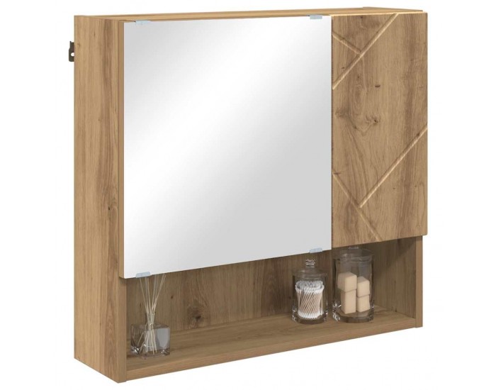 Sonata H Шкаф с огледало дъб артизан 59 x 17 x 55 см Инженерно дърво