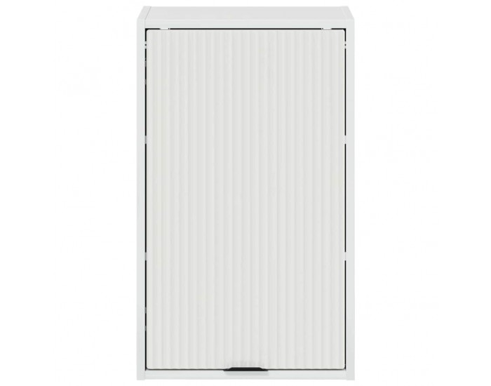 Sonata H Шкаф за баня с врата Бяло Със Силен Гланц 39 x 23.5 x 65 см