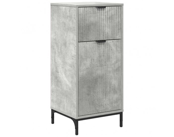 Sonata H Шкаф за баня Бетонно сиво 39.5 x 36 x 88 см Инженерно дърво