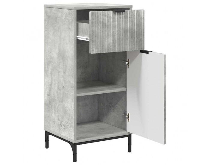 Sonata H Шкаф за баня Бетонно сиво 39.5 x 36 x 88 см Инженерно дърво