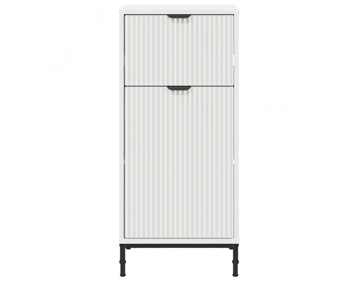 Sonata H Шкаф за баня с чекмедже Бяло Със Силен Гланц 39.5 x 36 x 88 см