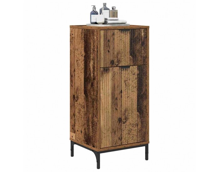 Sonata H Шкаф за баня Старо дърво 39.5 x 36 x 88 см Инженерно дърво