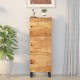 Sonata H Висок шкаф с 3 врати 40x33x110 см масивно дърво манго и желязо