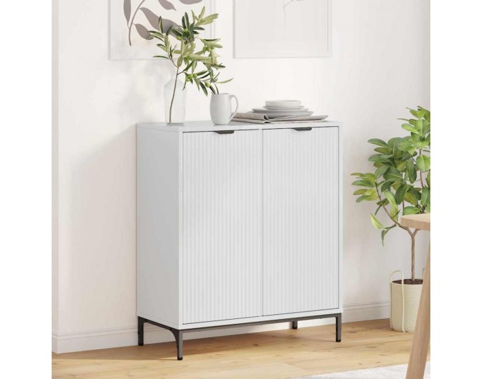 Sonata H Служебен шкаф Бяло Със Силен Гланц 69.5 x 33 x 82 см