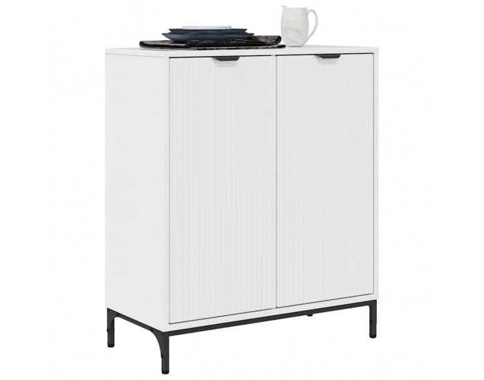 Sonata H Служебен шкаф Бяло Със Силен Гланц 69.5 x 33 x 82 см