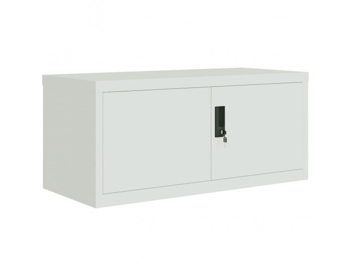 Sonata H Шкаф за папки светлосив 90x40x240 см стомана