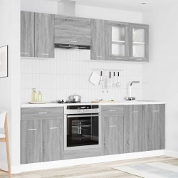 Sonata H Комплект кухненски шкафове с чекмедже Lyon 8 pcs Сив Сонома - Модули Sonata