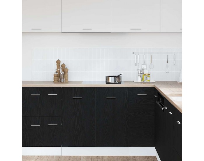 Sonata H Долен шкаф за мивка черен дъб 80x46x81,5 см Ламинирано дърво