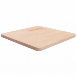 Sonata H Квадратен плот за маса, 50x50x2,5 см, необработен дъб масив - Части за Маси