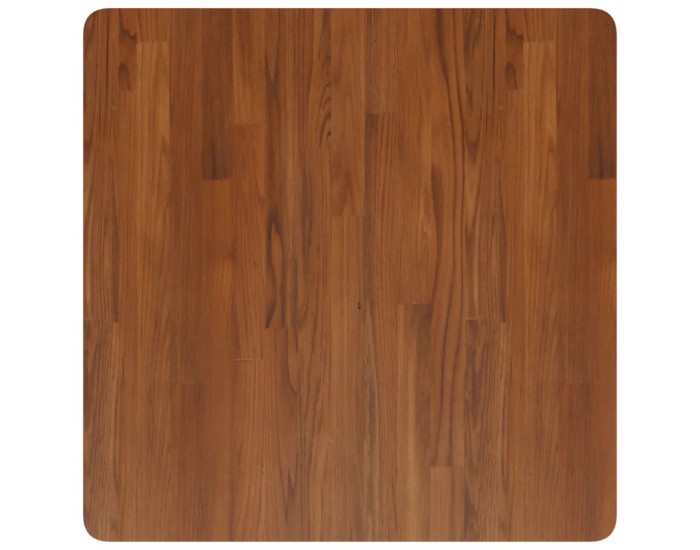Sonata H Квадратен плот за маса, тъмнокафяв, 70x70x1,5 см, дъб масив