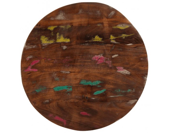 Sonata H Плот за маса Ø 40x3,8 см кръгъл масивна регенерирана дървесина