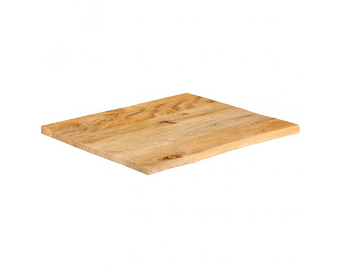 Sonata H Плот за маса, жив ръб, 60x60x2,5 см, масивно дърво манго