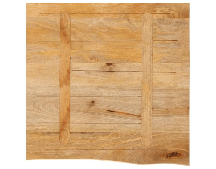 Sonata H Плот за маса, жив ръб, 60x60x2,5 см, масивно дърво манго