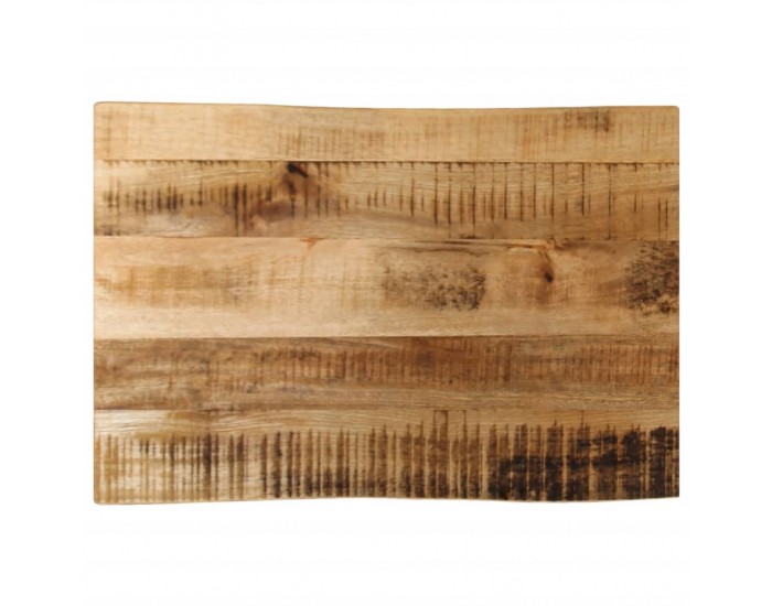 Sonata H Плот за маса, жив ръб, 60x40x3,8 см, масивно дърво грубо манго