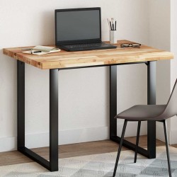 Sonata H Плот за маса, правоъгълен, 100x80x4 см, акация масив - Части за Маси