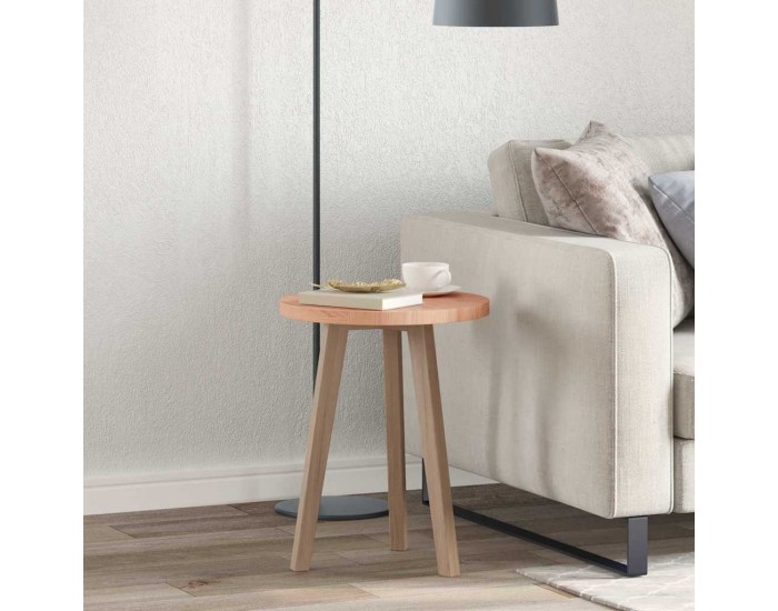 Sonata H Топ за маса Светлокафяво Ø 40 x 2.5 cm Солидно дъбово дърво