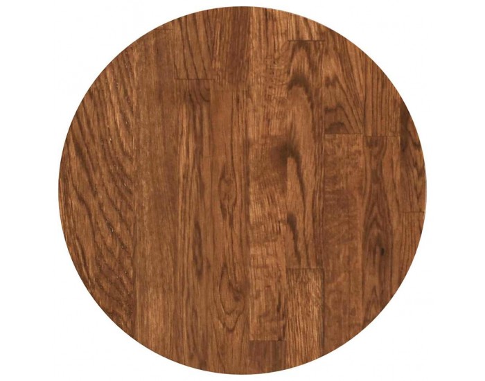 Sonata H Топ за маса Тъмнокафяв Ø 30 x 2.5 cm Солидно дъбово дърво