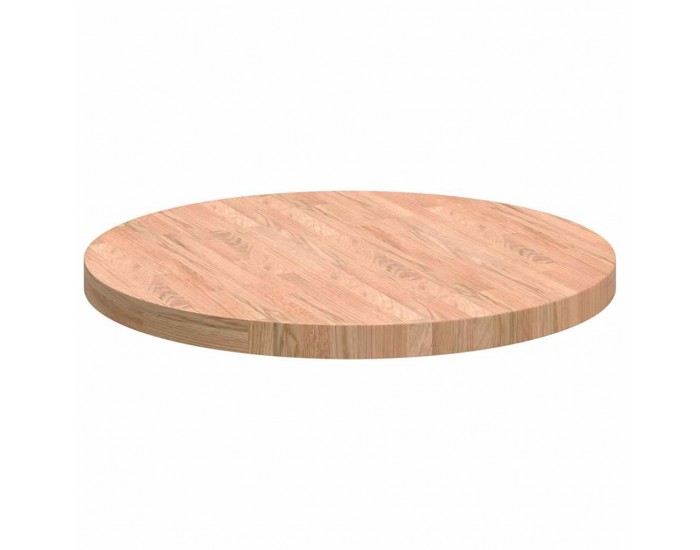 Sonata H Топ за маса Светлокафяво Ø 70 x 4 cm Солидно дъбово дърво Sonata H Топ за маса Светлокафяво Ø 70 x 4 cm Солидно дъбово дърво