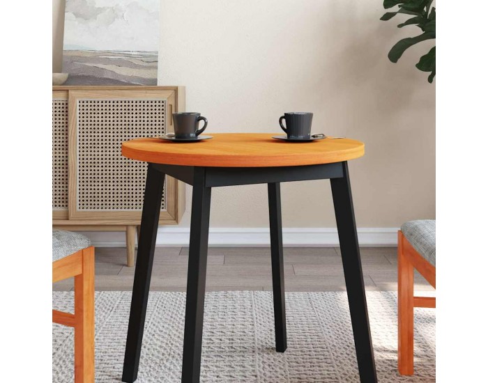 Sonata H Плот за маса, кръгъл, восъчнокафяв, Ø60x2,5 см, бор масив