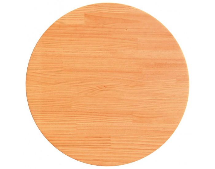 Sonata H Плот за маса, кръгъл, восъчнокафяв, Ø60x2,5 см, бор масив