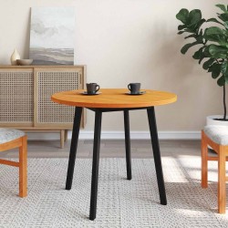 Sonata H Плот за маса, кръгъл, восъчнокафяв, Ø80x2,5 см, бор масив - Части за Маси