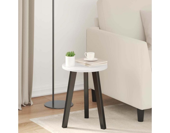 Sonata H Топ за маса Бяло Със Силен Гланц 30 x 30 x 1.5 см