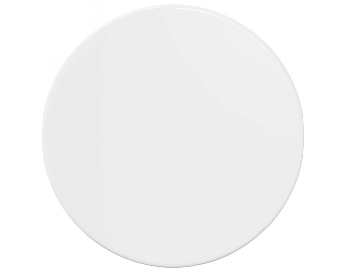 Sonata H Топ за маса Бяло Със Силен Гланц 30 x 30 x 1.5 см