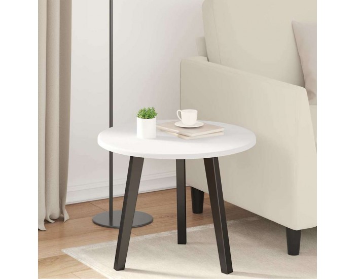 Sonata H Топ за маса Бяло 50 x 50 x 1.5 cm Инженерно дърво