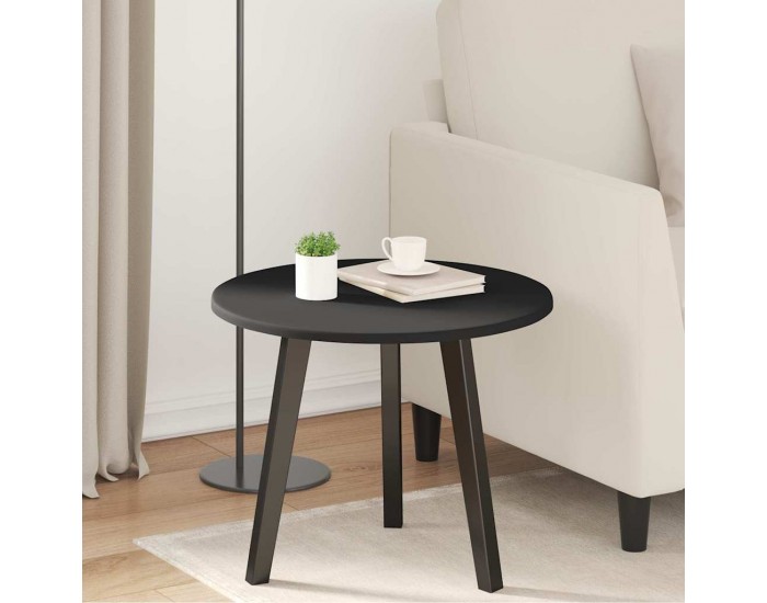 Sonata H Топ за маса Черно 50 x 50 x 1.5 cm Инженерно дърво