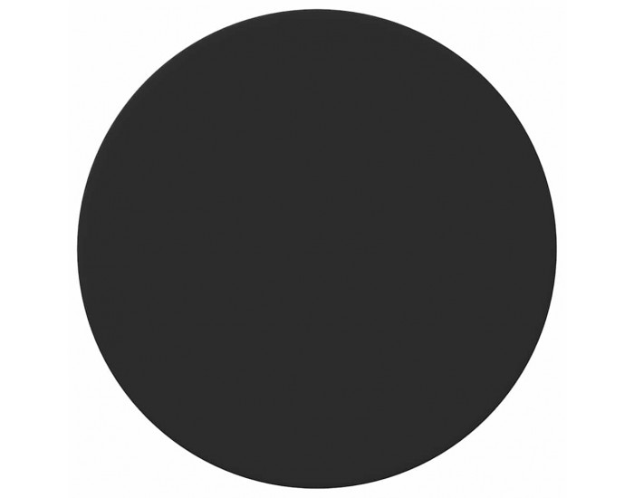 Sonata H Топ за маса Черно 70 x 70 x 1.5 cm Инженерно дърво