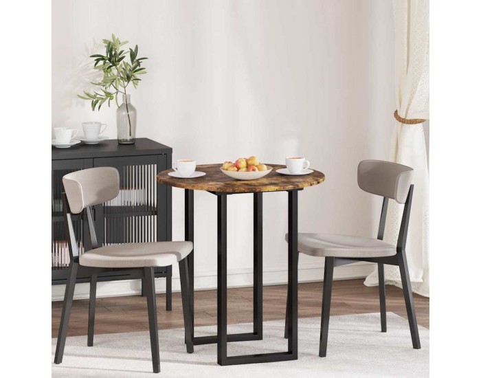 Sonata H Топ за маса Опушен дъб 70 x 70 x 1.5 cm Инженерно дърво