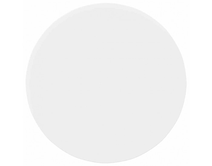 Sonata H Топ за маса Бяло 80 x 80 x 1.5 cm Инженерно дърво
