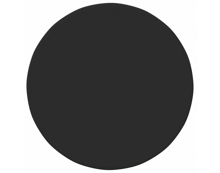 Sonata H Топ за маса Черно 80 x 80 x 1.5 cm Инженерно дърво