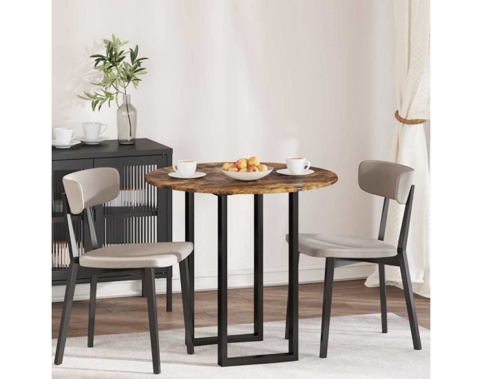 Sonata H Топ за маса Опушен дъб 80 x 80 x 1.5 cm Инженерно дърво