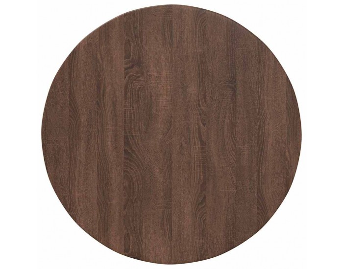 Sonata H Топ за маса Кафяв дъб 80 x 80 x 1.5 cm Инженерно дърво