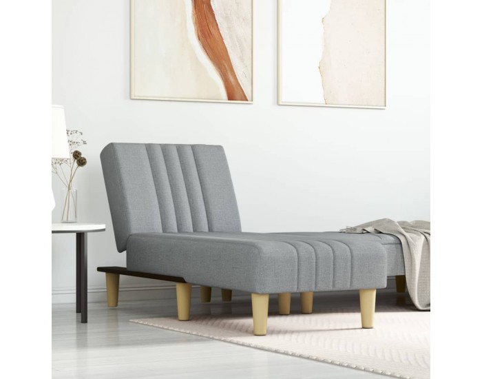 Sonata H Кушетка, светлосива, текстил