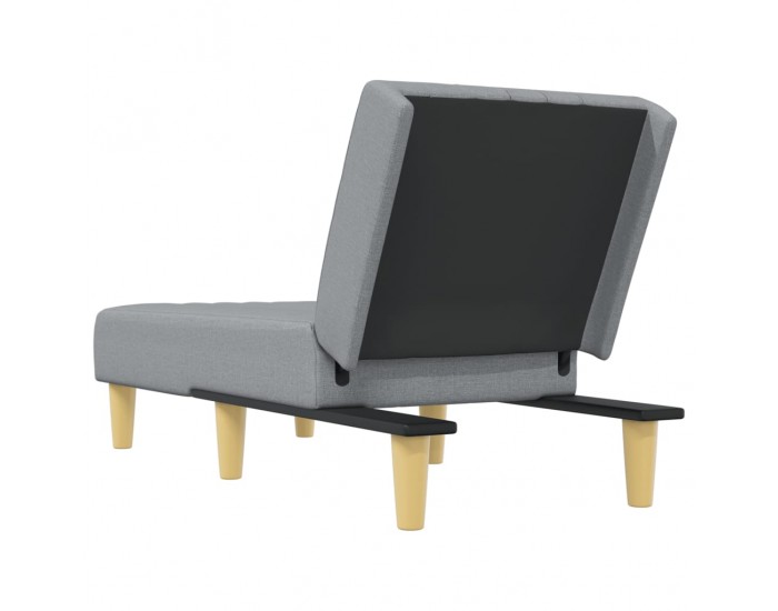 Sonata H Кушетка, светлосива, текстил