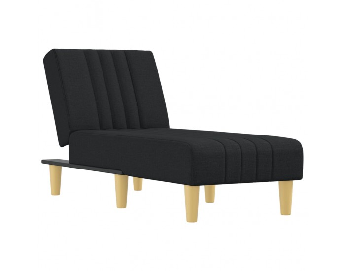 Sonata H Кушетка, черна, текстил
