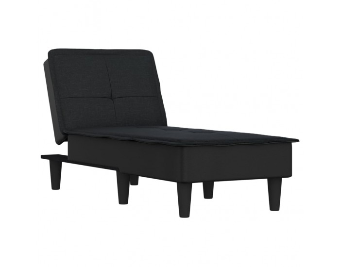 Sonata H Кушетка, черна, текстил