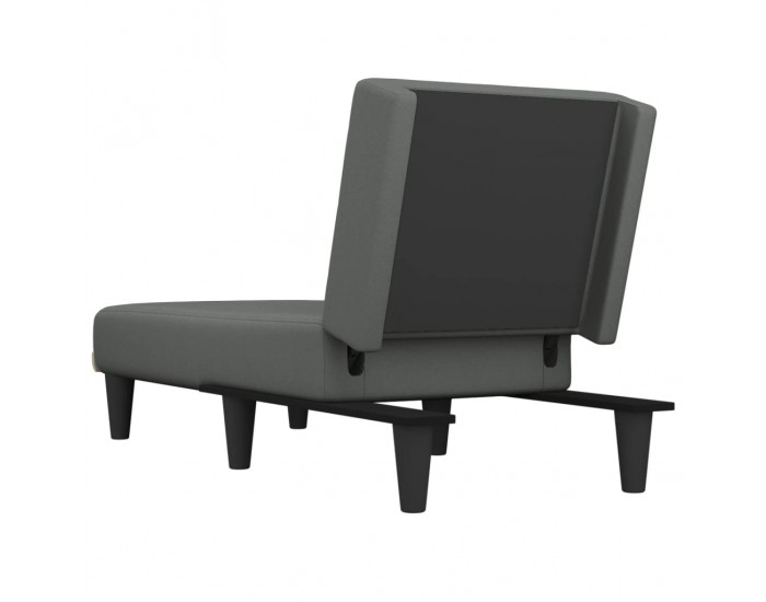 Sonata H Кушетка, тъмносива, текстил