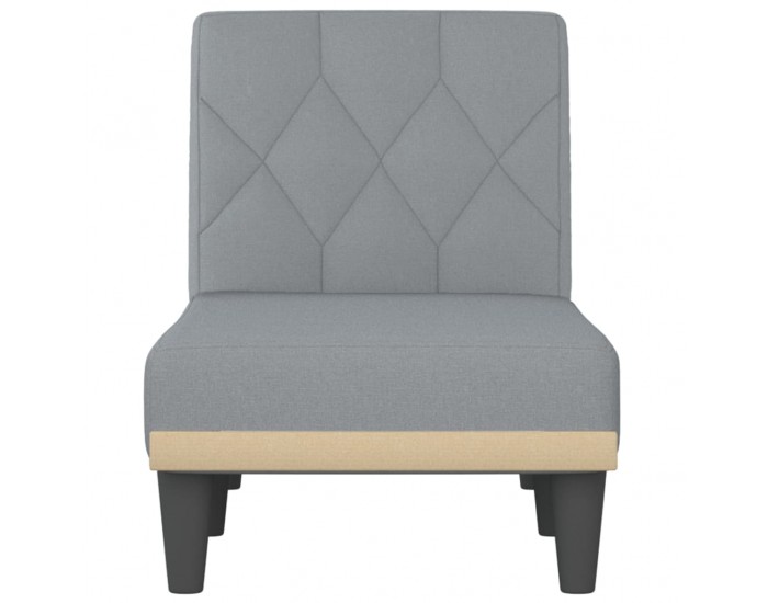 Sonata H Кушетка, светлосива, текстил