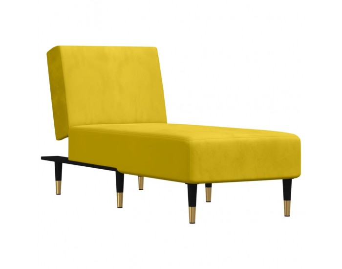 Sonata H Кушетка, жълта, кадифе