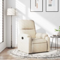 Sonata H Реклайнер стол, бежов, микрофибърен текстил - Мека мебел