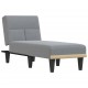 Sonata H Кушетка, светлосива, текстил